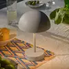 Image de Nordlux Lampe à poser LED rechargeable Ellen To-Go, grise, en aluminium