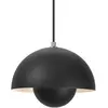 Image de Suspension Flowerpot VP1, Verner Panton, 1968 & Tradition Noir taille unique