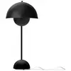 Image de & Tradition VP3 Flowerpot Lampe de table Noir mat