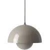 Image de FLOWERPOT - Suspension Taupe Ø23cm - Suspension & Tradition designé par Verner Panton