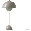 Image de Lampe à poser Flowerpot VP3, Verner Panton, 1969 & Tradition Gris taille unique