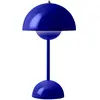 Image de Lampe à poser portative Flowerpot VP9, Verner Panton & Tradition Bleu taille unique