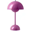 Image de Lampe à poser portative Flowerpot VP9, Verner Panton & Tradition Rose taille unique