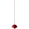 Image de Suspension Flowerpot VP10, Verner Panton & Tradition Rouge vermillon taille unique