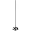Image de Suspension Flowerpot VP10, Verner Panton & Tradition Noir/Blanc taille unique