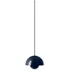 Image de Suspension Flowerpot VP1, Verner Panton & Tradition Bleu foncé taille unique