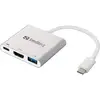 Image de Sandberg USB-C Mini Dock HDMI+USB | Adaptateur Port HDMI et USB 3.0 vers USB-C | Compatible avec Windows et MacOS | Hub USB 3.0 avec Adaptateur HDMI - USB-C | Débit d'alimentation avec USB-C