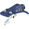Image de Ortofon OM Scratch White montée sur porte-cellule SH-4 bleu