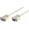 Image de Microconnect DB9-DB9 1.8 m   Adaptateur pour Câble (DB9, DB9, Gris, mâle/Femelle)