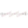Image de QUICK BRAKE Flexible de frein 25.075 Longueur: 266mm Compatible avec TOYOTA LAND CRUISER KDJ12, GRJ12 LAND CRUISER 150 KDJ15, GRJ15