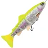 Image de Savage Gear 4D Line Thru Trout - Poisson en caoutchouc pour truite en caoutchouc - Couleur : citron - Longueur / poids / comportement de natation : 25 cm / 180 g - Couler lentement