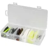 Image de Savage Gear Fat Minnow T-Tail Kit - Leurres de pêche en Eau Douce et en Eau salée pour la Perche, Le brochet, Le Sandre et l'achigan, kit pour Lacs, rivières et eaux côtières Assortis Variés