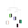 Image de Flensted Mobiles Mobile perspectif en Acier, Noir/Multicolore, 60 x 45 cm