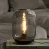 Image de PLEASE WAIT to be SEATED Lampe de table ACORN, gris, verre, à intensité variable