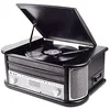Image de Denver MRD-51B Chaîne Musicale rétro Noire avec Platine Vinyle, Dab+/FM, CD, Cassette, USB, AUX, Enregistrement MP3