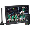 Image de Denver LED1033 Téléviseur portable 10,1" - 1024 x 600 - Batterie 2 heures ou adaptateur voiture - Tuner DVB-T2 Freeview - HDMI - Stéréo