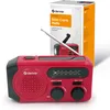 Image de Denver Radio Portable Rechargeable, Radio Solaire Dynamo de Survie