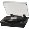 Image de Tourne-Disque Vinyle Bluetooth Noir   DENVER VPL-230B   Platine avec Enceinte intégrée   3 Vitesses 33/45/78 Tours   USB Enregistrement   Design rétro élégant