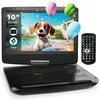 Image de Denver MT-1097 Lecteur DVD portable 10 pouces, USB, batterie jusqu’à 2 h, adaptateur voiture, sac de fixation, télécommande
