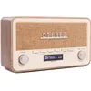 Image de Denver DAB-18LW Radio numérique Dab+/FM Bluetooth, AUX, écran LCD, Horloge-réveil, Finition Bois Clair