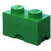 Image de Room Copenhagen 4002 Brique LEGO 2 plots, Boîte de rangement empilable, 2,6 l, vert, Polypropylène (PP), sans bisphénol (BPA) et sans phtalates, 18 x 25 x 12,5 cm
