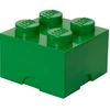 Image de Brique de rangement LEGO 4 verte, Boîte de rangement