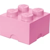 Image de Brique de rangement LEGO 4 rose, Boîte de rangement