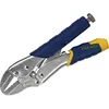 Image de Irwin T07T Vise-Grip Pince-Etau avec Mâchoire Courbe/Coupe-Câble, Argent/Bleu/Jaune, 175 mm