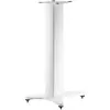 Image de Dynaudio Stand 10 Lot de 2 supports d'enceintes avec guide-câbles intégré et pointes réglables en hauteur Blanc