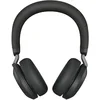 Image de Casque sans fil Jabra Evolve2 75 pour PC avec technologie à 8 microphones- Casque stéréo à double membrane avec réduction de bruit active avancée, adaptateur Bluetooth USB-A et compatibilité UC - Noir
