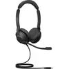 Image de Jabra Evolve2 30 Headset   Noise Cancelling UC Certified Stereo Headphones with 2-Microphone Call Technology   USB-C Cable   Black
