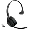 Image de Jabra Evolve2 55 Micro-casque sans fil mono avec technologie Jabra Air Comfort, micros à réduction de bruit et ANC. Fonctionne avec les plateformes UC telles que Zoom et Google Meet - Noir