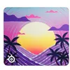 Image de Tapis de souris gaming - STEELSERIES - QcK L - Neon Sunset - 450 mm x 400 mm x 2 mm