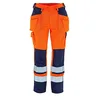 Image de Mascot 09131-860-141-82C48 Almas Pantalon d'artisan Taille L82 cm/C48 Orange/Bleu/Bleu marine