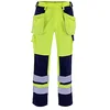 Image de Mascot 09131-470-171-90C58 Almas Pantalon d'artisan Taille L90 cm/C58 Jaune/Bleu marine