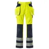 Image de Mascot 09131-470-171-90C62 Almas Pantalon d'artisan Taille L90 cm/C6 Jaune/Bleu marine