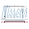 Image de NISSENS Radiateur du moteur Module de Refroidisement Largeur de filet 480mm Longueur de filet 725mm Profondeur de filet 40mm Compatible avec AUDI A8 D3 4E2, 4E8 60428