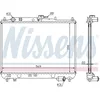 Image de NISSENS Radiateur du moteur Module de Refroidisement Largeur de filet 648mm Longueur de filet 390mm Profondeur de filet 22mm Compatible avec MAZDA 323 C IV BG 62409A