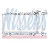 Image de NISSENS Radiateur du moteur Module de Refroidisement Largeur de filet 646mm Longueur de filet 320mm Profondeur de filet 16mm Compatible avec NISSAN ALMERA I Hatchback N15 62961