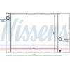 Image de NISSENS Radiateur du moteur Module de Refroidisement Largeur de filet 623mm Longueur de filet 486mm Profondeur de filet 24mm Compatible avec BMW 5 Berline E60 60848