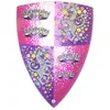 Image de Liontouch - Bouclier de Princesse Cristal pour Filles 3-8 Ans | Jouet en Mousse pour Jeu d'Imitation des Enfants avec Le Thème Médiéval Rose & Argent Lionne | Armes & Armures pour Déguisements Royaux