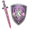 Image de Liontouch - Kit Princesse Licorne pour Filles - 3-6 Ans | Épée et Bouclier de Style Médiéval avec Les Pierres Précieuses | Accessoires en Mousse Sûrs et Durables pour Déguisements et Costumes Royaux