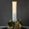 Image de Sirius Bougie LED Sara Calendar, blanc/argent, hauteur 29 cm
