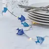 Image de Sirius Guirlande lumineuse LED Selma Fish, bleue, 20 ampoules, fonctionnement à piles