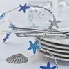 Image de Sirius Guirlande lumineuse LED Selma Starfish bleue 20 ampoules. Fonctionne à piles.