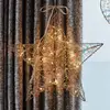 Image de Sirius Décoration d'intérieur LED Lily Star, dorée, 40 x 40 cm, à piles