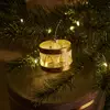 Image de Sirius Pendentif décoratif Elly avec LED, Ø 7 cm, doré