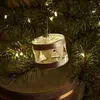 Image de Sirius Pendentif décoratif Elly avec LED, Ø 7 cm, argenté