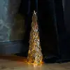 Image de Sirius Arbre décoratif LED Kirstine, doré, hauteur 43 cm