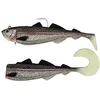 Image de Westin Crazy Daisy Leurre en caoutchouc pour la pêche en mer, poisson en caoutchouc pour cabillaud et flétan 18 cm 180 g